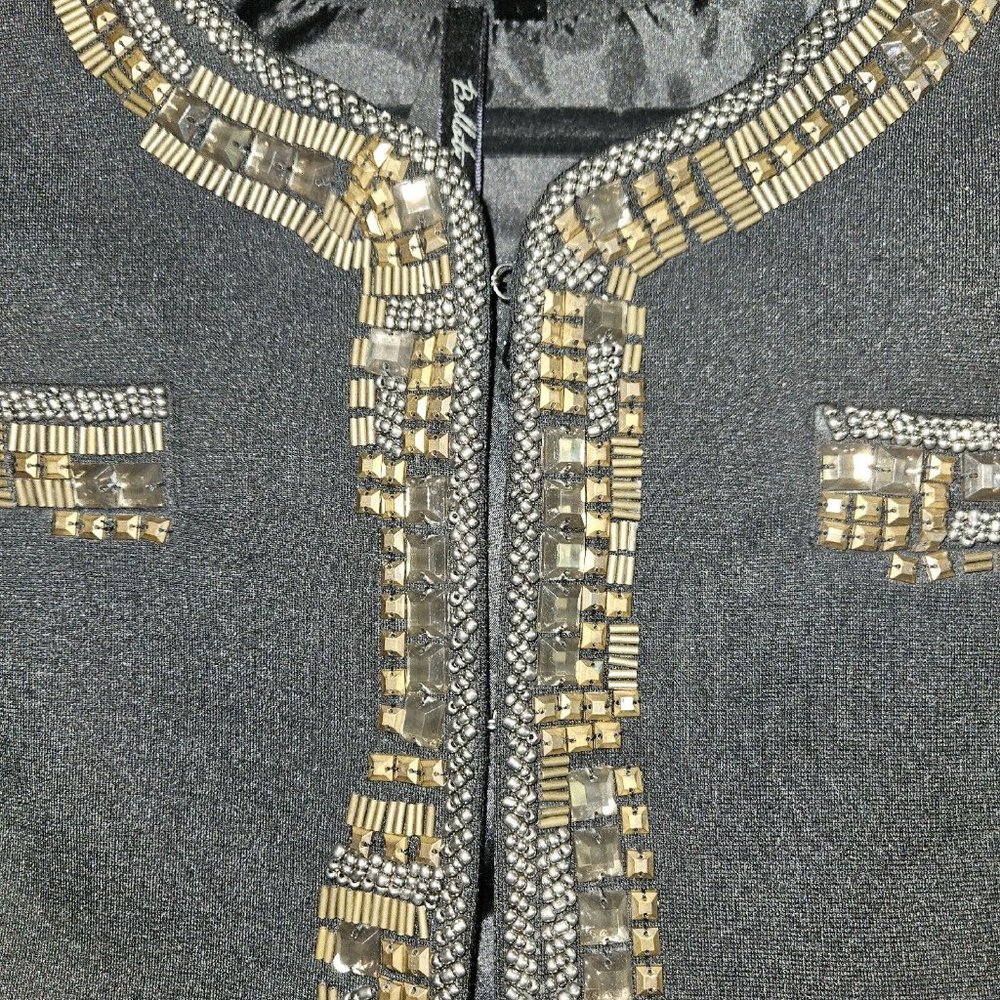 Bellatrix Black Size Medium Embellished Jacket - Picture 2 of 6